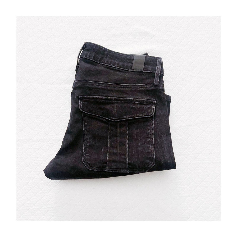 Vince Skinny Jeans Black Stone Wash DV135A-2136 SZ24